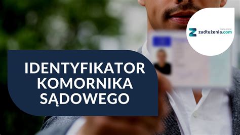 Przykładowy identyfikator komornika sądowego