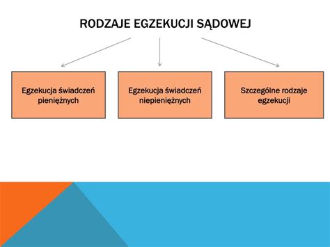 Tabela: Rodzaje egzekucji należności pieniężnych