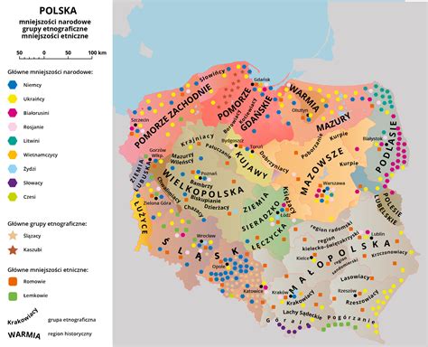 Mapa pokazująca ośrodki doradztwa finansowego w Polsce