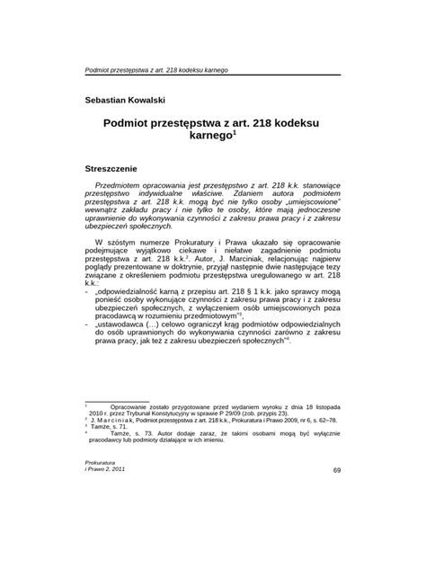 Schemat przestępstwa z art. 300 Kodeksu karnego