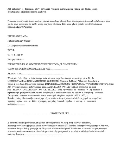 Dokument notarialny