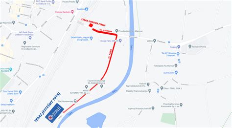 Mapa pokazująca lokalizację siedziby firmy we Wrocławiu