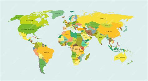 Mapa świata z zaznaczonymi krajami spoza UE