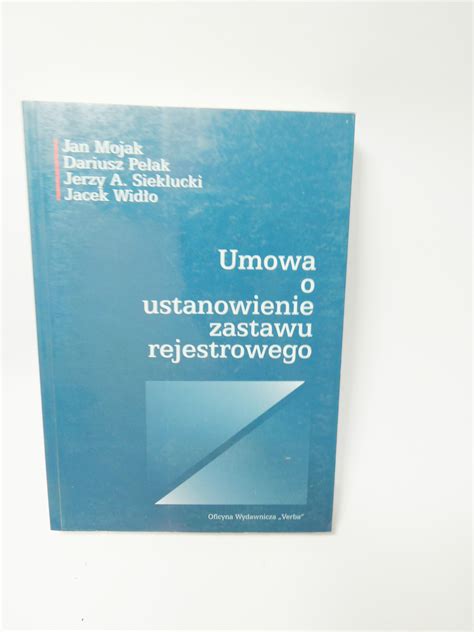 Schemat zastawu rejestrowego