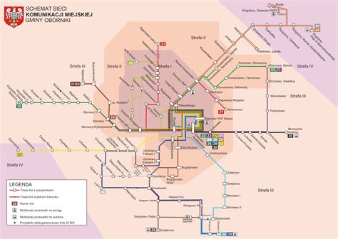 Schemat komunikacji w Obornikach