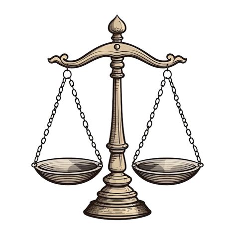 Ilustracja przedstawiająca symbol sprawiedliwości