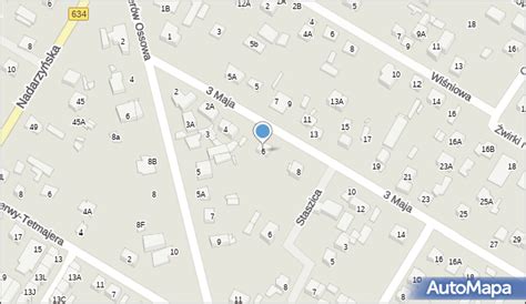 Mapa Kobyłki z zaznaczonymi ulicami