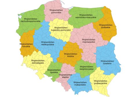 Mapa regionalna zaległości i rozmieszczenie dłużników według województw