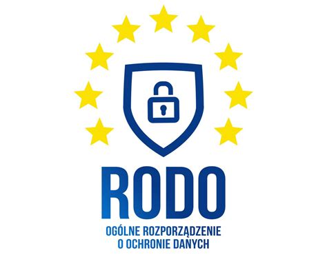 Logo RODO i ochrona danych osobowych