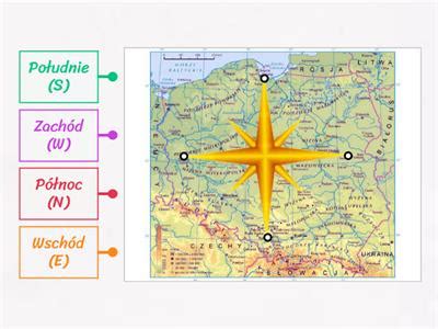 Mapa pokazująca potencjalne kierunki ucieczki z Polski