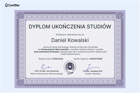 Zdjęcie dyplomu magistra prawa