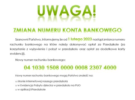 Numer konta bankowego kancelarii komorniczej w Zielonej Górze