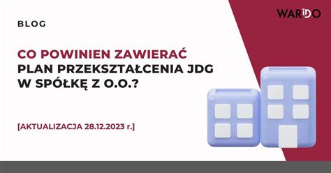 Schemat przekształcenia jednoosobowej działalności gospodarczej w spółkę z o.o.