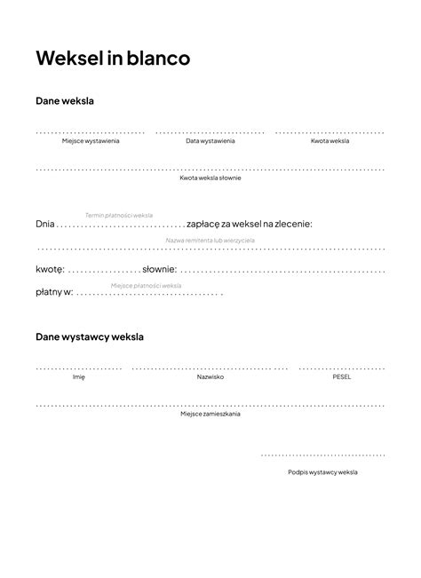 Porównanie ról wystawcy i dłużnika wekslowego