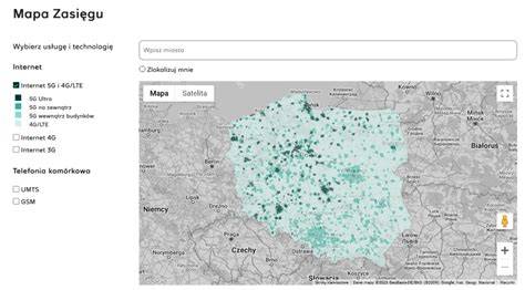 Mapa sieci kancelarii komorniczych w Łodzi i okolic