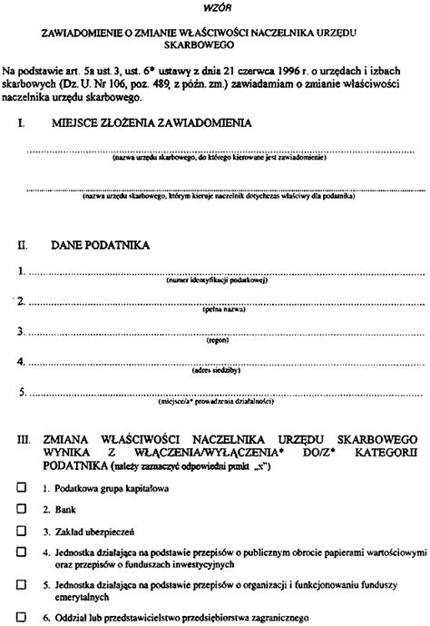 Mapa właściwości urzędów skarbowych według miejsca zamieszkania