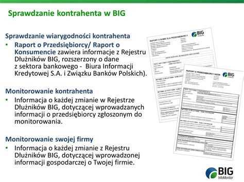Sprawdzanie kontrahenta w rejestrze dłużników