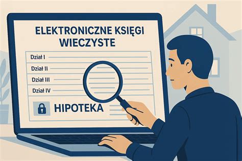 Komornik sprawdza księgi wieczyste