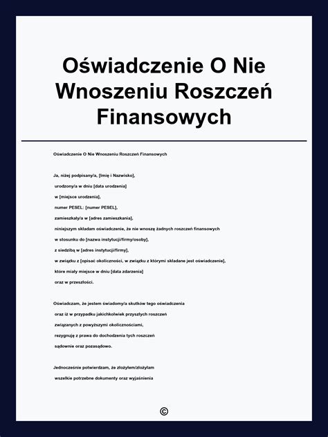 Infografika przedstawiająca etapy postępowania w przypadku roszczeń finansowych