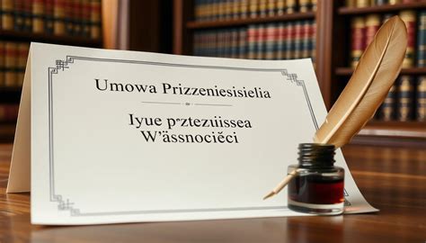 Proces przeniesienia własności w umowie sprzedaży