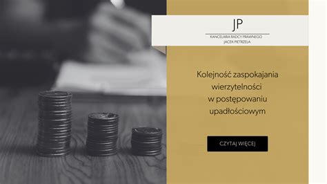 Tabela przedstawiająca kolejność zaspokajania wierzycieli