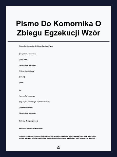 Infografika przedstawiająca przebieg egzekucji komorniczej: od wszczęcia do realizacji