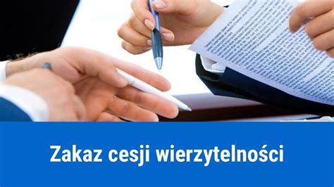 Zakaz cesji wierzytelności w umowach