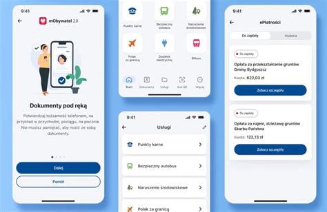 interfejs aplikacji mobilnej do zgłaszania problemów